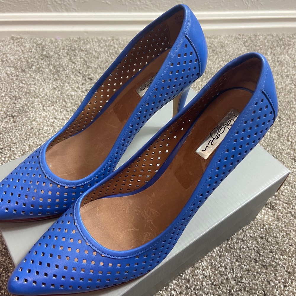Blue Halogen Heels